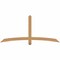 Ekena Millwork Bellingham Timber Gable Bracket, Western Red Cedar, 72"W x 33"H x 3 1/2"D x 3 1/2"F, 11/12 Pitch GBW072X33X0404BEL00SWR - alternate 1